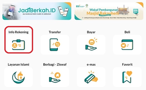 Cara Melihat Nomor Rekening Di Bsi Mobile Dan Contohnya