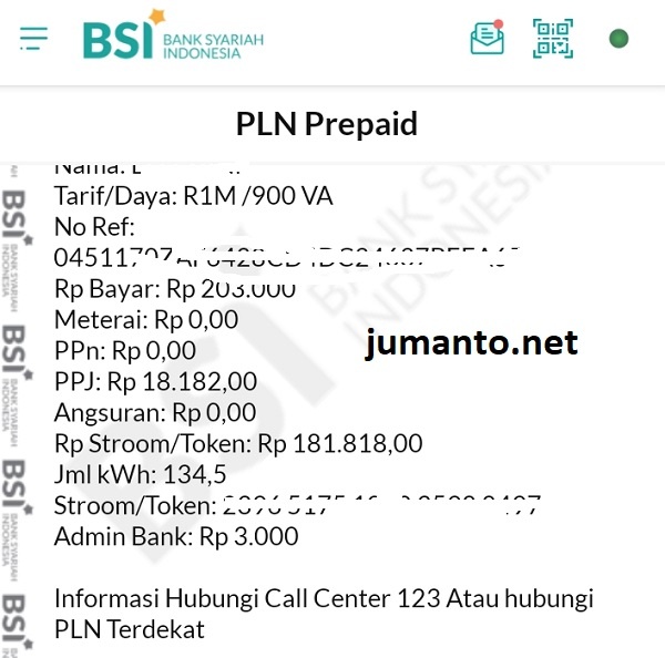 3 Cara Melihat Riwayat Pembelian Token Listrik Di BSI Mobile